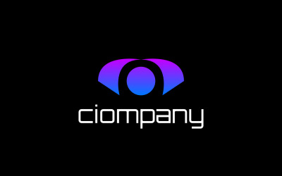 Futurystyczne logo Gradient Tech