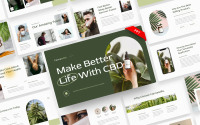 Cannasella - Cannabis und medizinisches Marihuana PowerPoint-Vorlagen