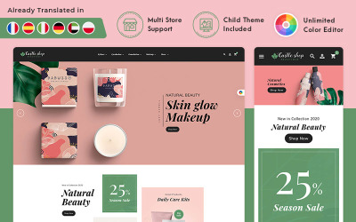 Castle Cosmetic - Tema responsive di PrestaShop