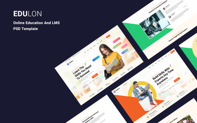 Edulon - PSD шаблон онлайн-образования и LMS