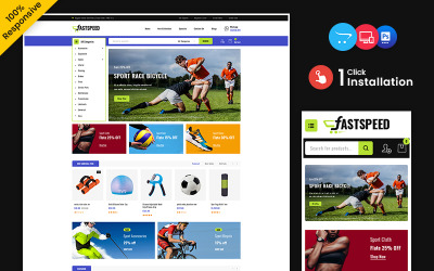 Fastspeed - багатофункціональний адаптивний магазин OpenCart для спорту, активного відпочинку та подорожей