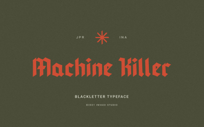 Machine Killer - Blackletter
