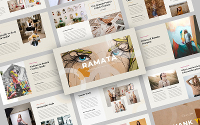 Ramata – Kreatywny biznesowy szablon Prezentacji Google