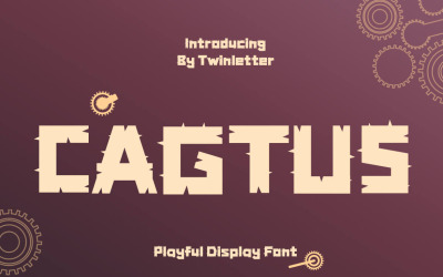 Cagtus un carattere di visualizzazione giocoso