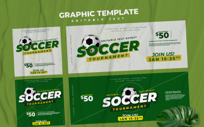 Diseño de banner de evento deportivo Vol 1