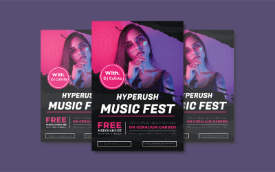 Флаер Hyperush Music Fest