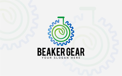 Gear Labs Logo tervezősablon