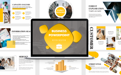 Многоцелевой шаблон презентации дизайна PowerPoint Новинка