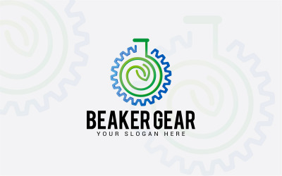 Modèle de conception de logo Gear Labs