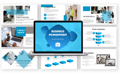 Multifunctionele PowerPoint-ontwerppresentatiesjabloon
