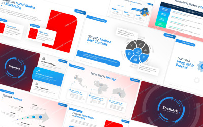 Socmark Google Slides -mall