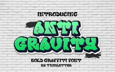 Anti Gravity Unique Graffiti Font