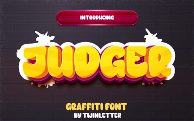 Carattere Graffiti Judger Elegant