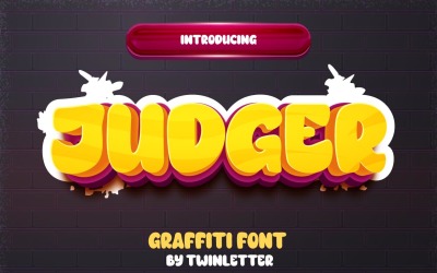 Judger Elegant Graffiti Font