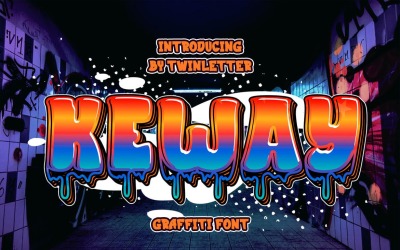 Keway piękne graffiti fon