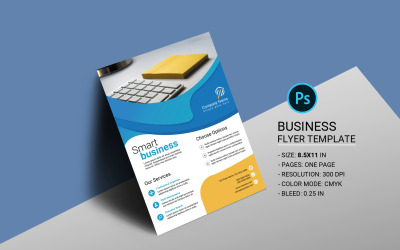 Modelo de Identidade Corporativa Smart Business Flyer