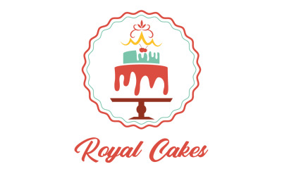 Шаблон логотипа Royal Cakes