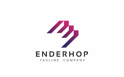 Szablon logo Enderhop E Letter