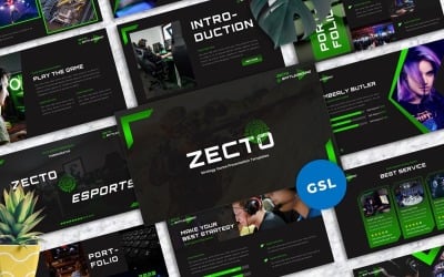 Zecto - Esports Game Googleslide