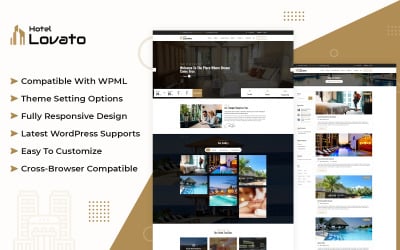 Hotel Lovato - Hotel Resort Bokning WordPress Theme