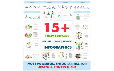 15+ Tamamen Düzenlenebilir Sağlık ve Yoga Powerpoint Sunum İnfografik Şablonları