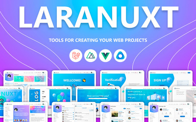 Laranuxt - Šablona pro správce Laravel, NuxtJS a VueJS