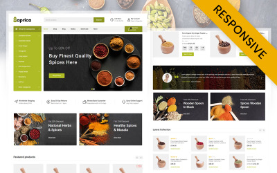 Paprica Fűszer élelmiszerbolt WooCommerce reszponzív téma