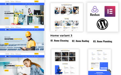 Workhouse - Elementor WordPress Theme - Fontanería, limpieza y techado