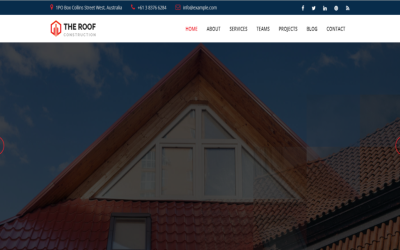 Ev Çatı Ustası | Çatı Kaplama Şirketi Hizmetleri ve İnşaatı Html Web sitesi şablonu