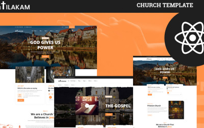 Tilakam kyrka och religiös reagera Js mall