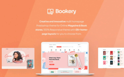 TM Bookery – Online Kitap Mağazası Prestashop Teması