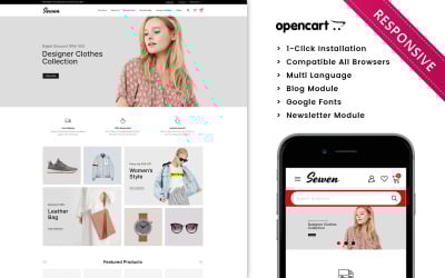Sewen - Das Mega Fashion Store Opencart-Theme