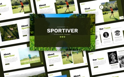 Sportiver - Plantilla de presentación de PowerPoint multipropósito de deporte