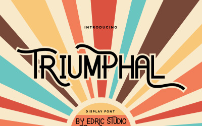 Triunfal American Sherriff Font