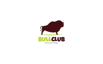 Bull Club Logo-Designvorlage
