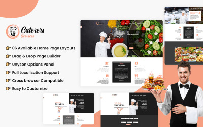 Caterers Service WordPress-tema