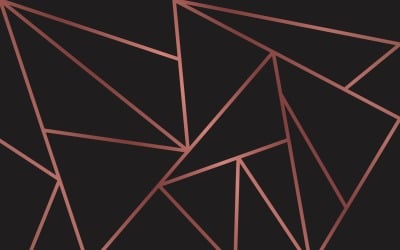 Fondo de patrón de mosaico de oro y papel tapiz negro