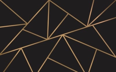 Golden lines pattern Mosaic background