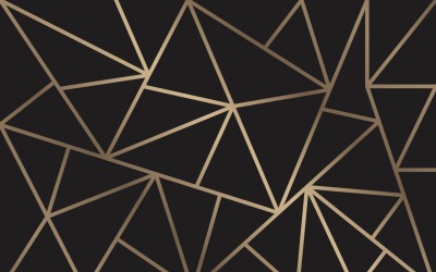 Luxe Mozaïek goud &amp;amp; zwart behang