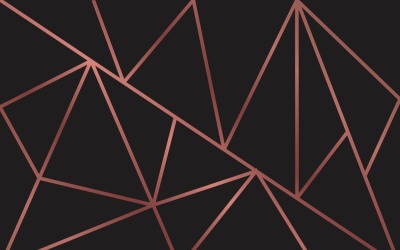 Modello di progettazione di sfondo per carta da parati oro e nero mosaico