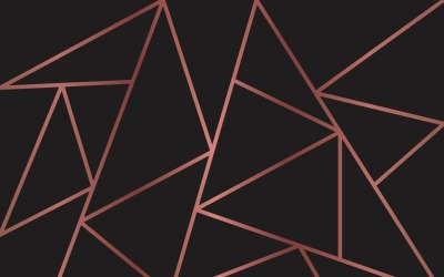 Modello di sfondo modello moderno mosaico oro e nero