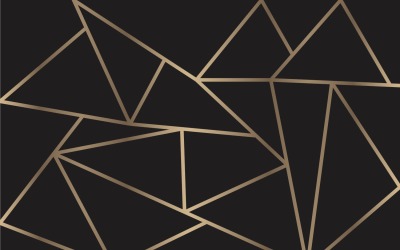 Moderner Mosaikhintergrund in Gold und Schwarz