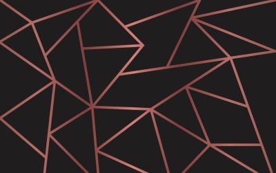 Modernes Mosaik-Hintergrundmuster in Gold und Schwarz