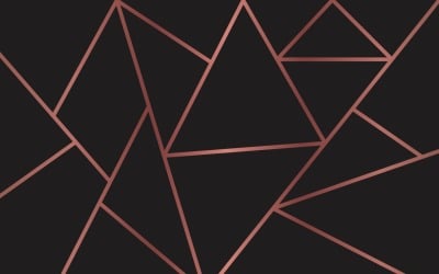 Треугольник геометрический узор золото черный мозаичный фон