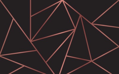 Abstracte geometrische donkere achtergrond met gouden Background