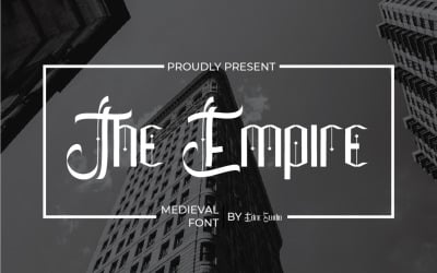 Empire medeltida displayteckensnitt