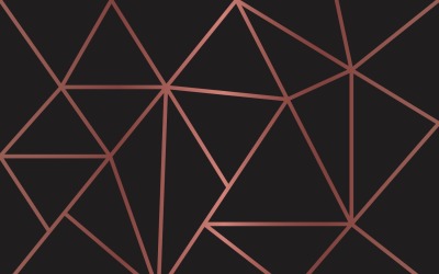 Geometrischer schwarzer und goldener Mosaikhintergrund