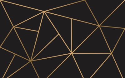 Modern geometrisk svart och guld bakgrund