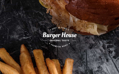 Бургер Хаус - Ресторан | Отзывчивый шаблон Drupal