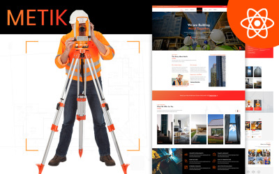 Metik Construction Company React Template